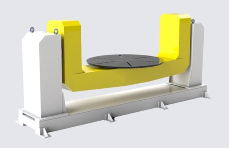 Positioner συγκόλλησης Diy περιστροφικός 7ος άξονας 1000mm κατασκευαστών περιστροφικών πλακών στο εργαστήριο συγκόλλησης λέιζερ
