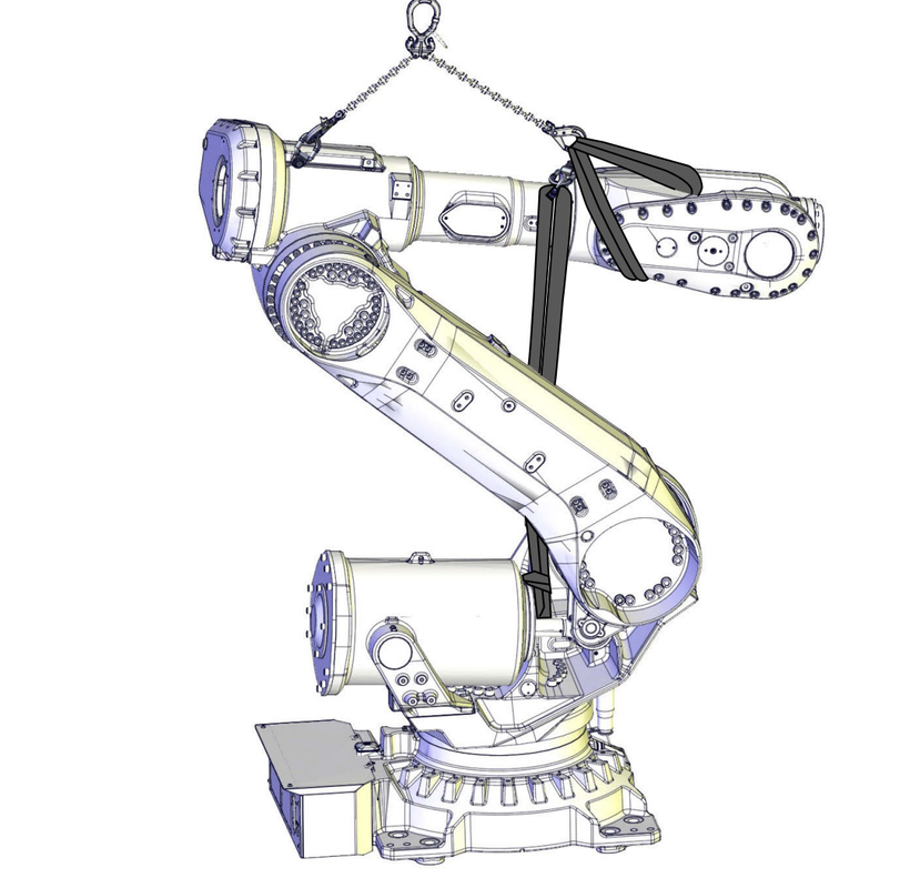 ABB IRB 6700 μικρό ωφέλιμο φορτίο 300kg βραχιόνων ρομπότ που πιάνει τα βαριά αντικείμενα 2.7m έκταση