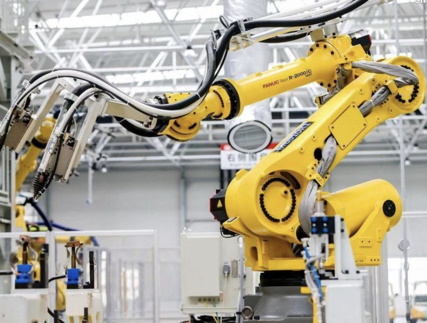 Βραχίονας ρομπότ Fanuc 165F Grad βιομηχανικός με την έξοχος-μακριά έκταση βραχιόνων του ωφέλιμου φορτίου 2655mm 165kg