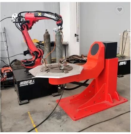 Positioner ρομπότ άξονα FANUC διπλό ρομποτικό Positioner 300KG 450mm συγκόλλησης τόξων τύπων Λ