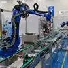 6 Aixs Yaskawa Robot Arm GP180-120 με προσαρμοσμένο φράχτη ασφαλείας CNGBS ως ρομπότ παλετισμού