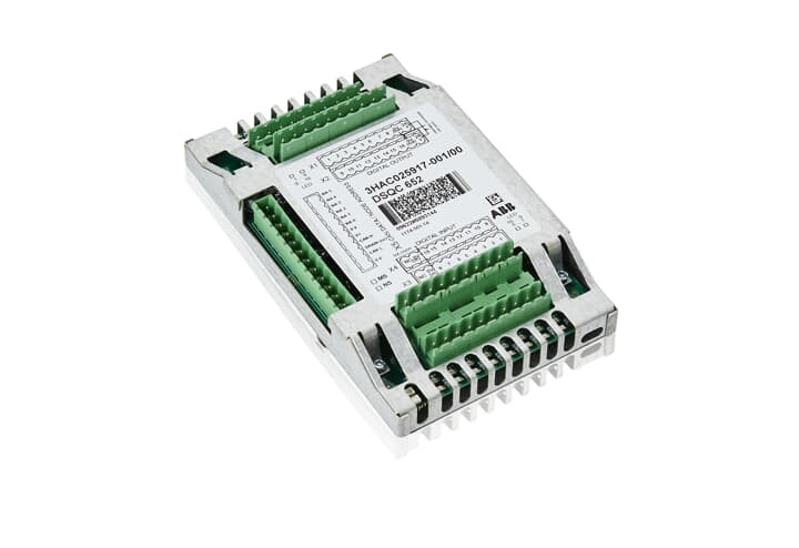 41.3 mm καθαρό πλάτος ρομποτικά πρόσθετα DSQC 652 μονάδα I/O για βελτιωμένες επιδόσεις